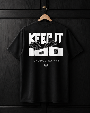 KEEP IT 100 - TEE (Black)