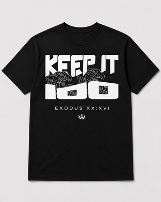 KEEP IT 100 - TEE (Black)