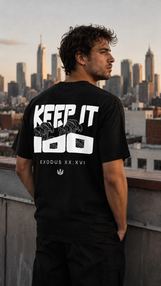 KEEP IT 100 - TEE (Black)