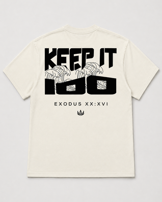 KEEP IT 100 - TEE (Cream)